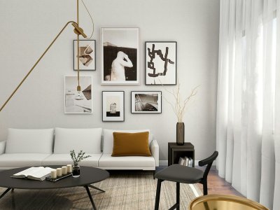 Zwart en goud combineren werkt nu in je woonkamer